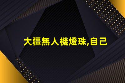 大疆無人機燈珠,自己能換嗎